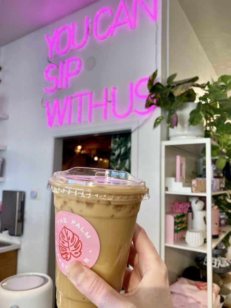 Palm Coffee Shop - Burbank, Los Angeles, California  - most colorful instagrammable cafes in Los Angeles