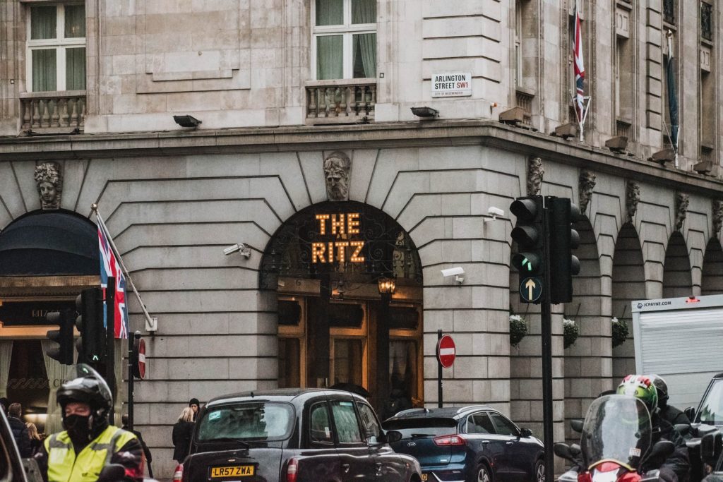 London Ritz luxury hotel