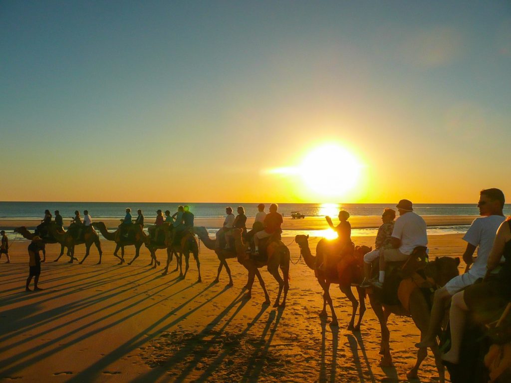 Camel Riding on Cable Beach, Broome, Western Australia