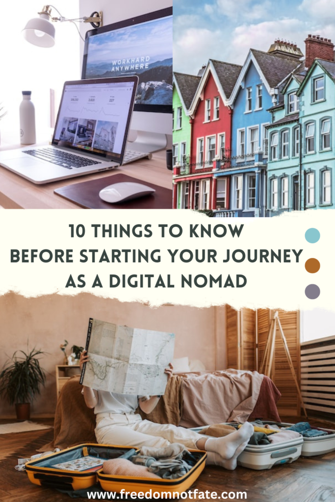 10 Tips for Mastering Life as a Digital Nomad pin